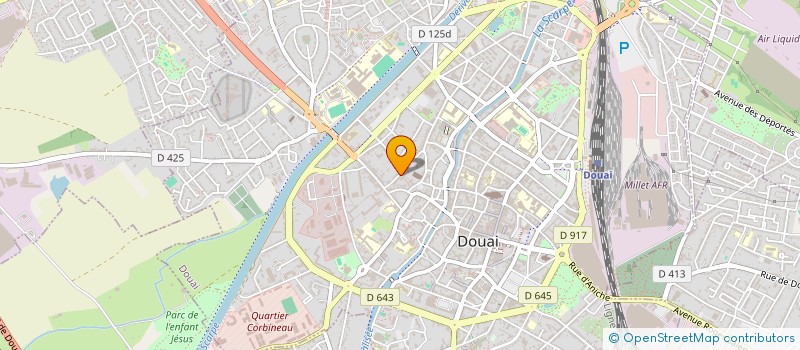 localisation de l'entreprise SCI DJM IMMOBILIER à DOUAI