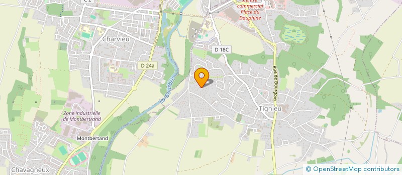 localisation de l'entreprise SCI DJMG  TIGNIEU-JAMEYZIEU