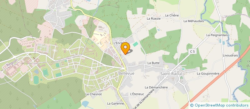 localisation de l'entreprise SCI DJML  GUER