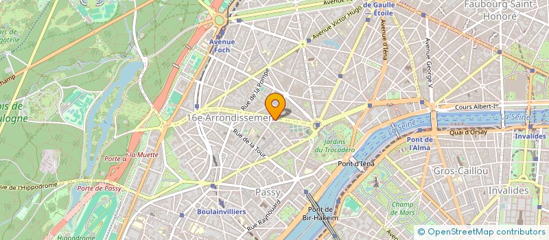 localisation de l'entreprise SCI DJOB  PARIS