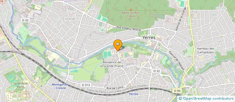 localisation de l'entreprise SCI DJOMTCHIA  YERRES