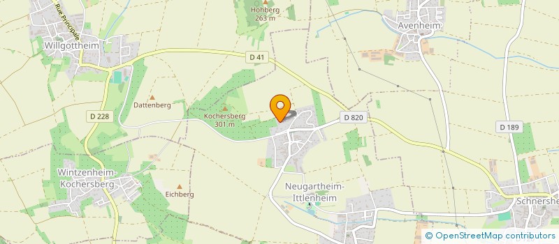 localisation de l'entreprise SCI DJP  NEUGARTHEIM-ITTLENHEIM