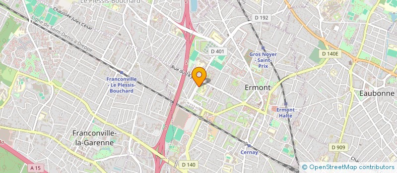 localisation de l'entreprise SCI DJP49  ERMONT