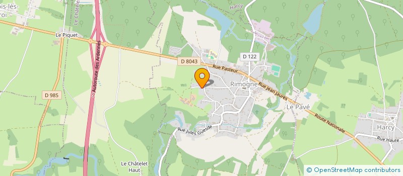 localisation de l'entreprise SCI DJPS IMMOBILIER  RIMOGNE