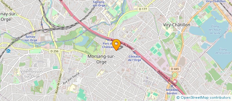 localisation de l'entreprise SCI DJR à MORSANG-SUR-ORGE