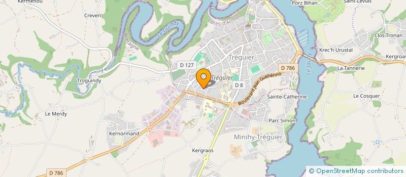 localisation de l'entreprise SCI DK  MINIHY-TREGUIER