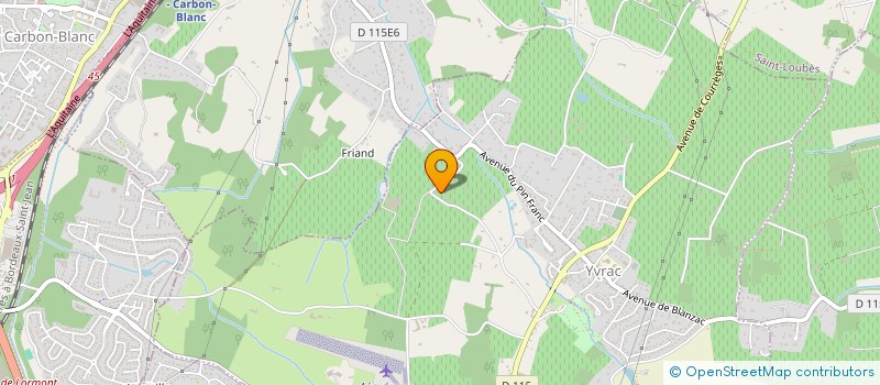 localisation de l'entreprise SCI DK  YVRAC