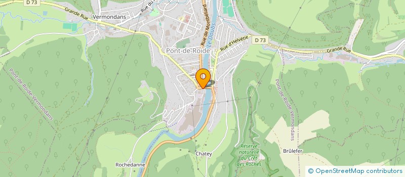 localisation de l'entreprise SCI DK  PONT-DE-ROIDE-VERMONDANS