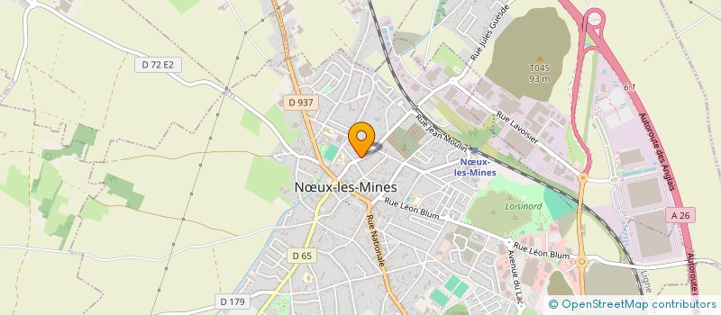 localisation de l'entreprise SCI DK  NUX-LES-MINES