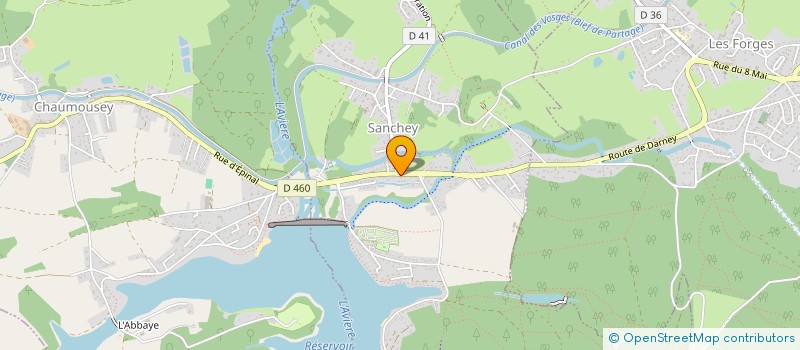 localisation de l'entreprise SCI DK  SANCHEY