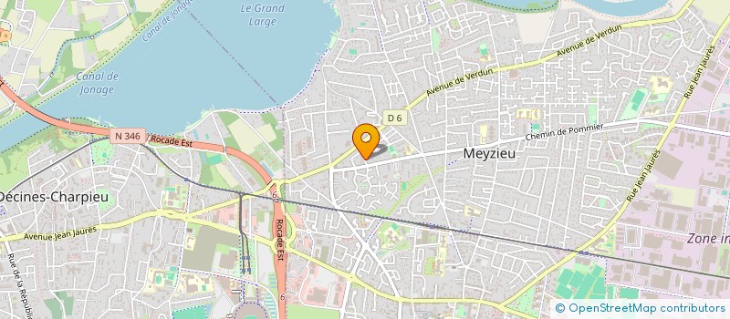 localisation de l'entreprise SCI DK IMMOBILIER  MEYZIEU