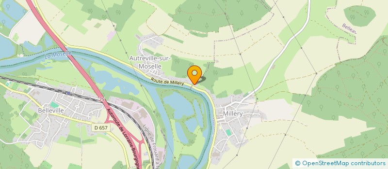 localisation de l'entreprise SCI DK'NET  MILLERY