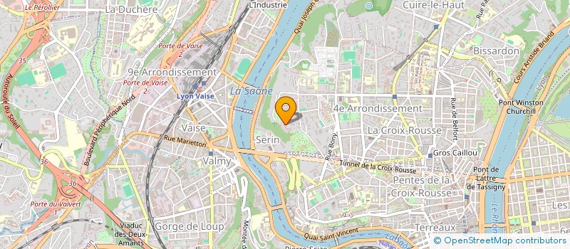 localisation de l'entreprise SCI DK PSY  LYON