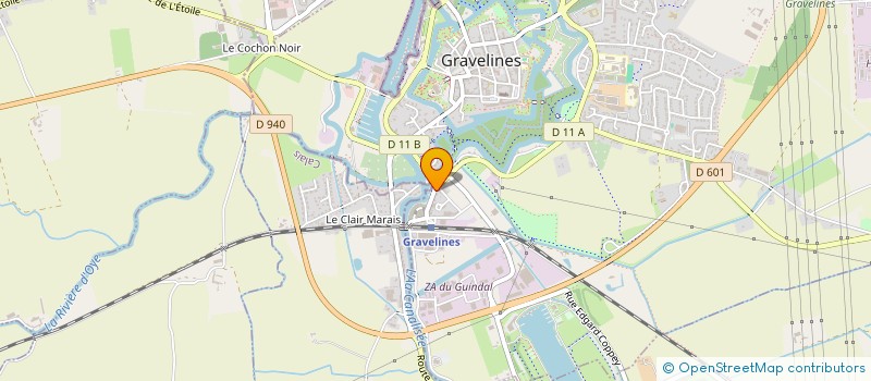 localisation de l'entreprise SCI DK PSY à GRAVELINES