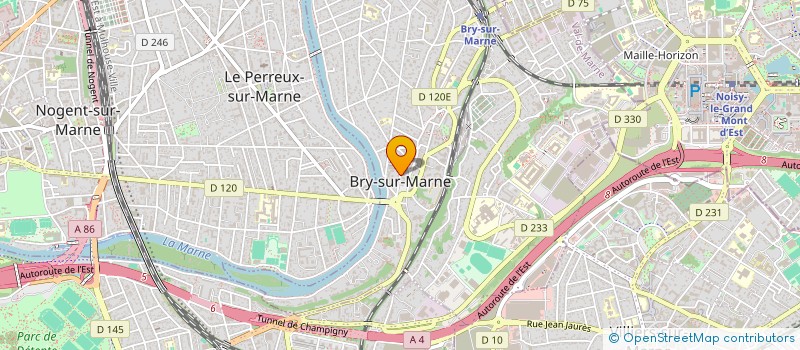 localisation de l'entreprise SCI DKA IMMO  BRY-SUR-MARNE