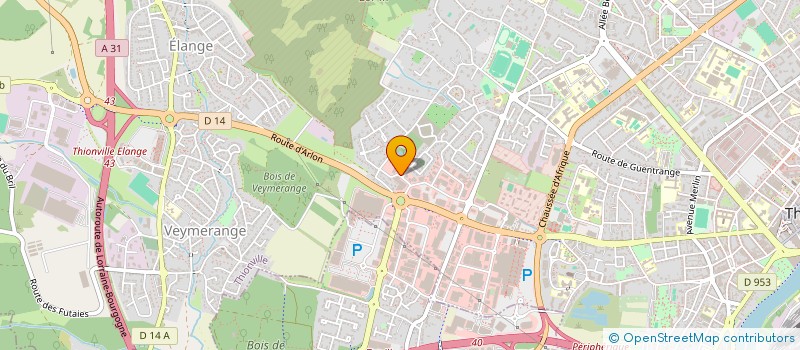 localisation de l'entreprise SCI DKA ROSSI à THIONVILLE
