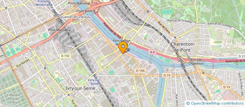 localisation de l'entreprise SCI DKBY FAMILLY à IVRY-SUR-SEINE