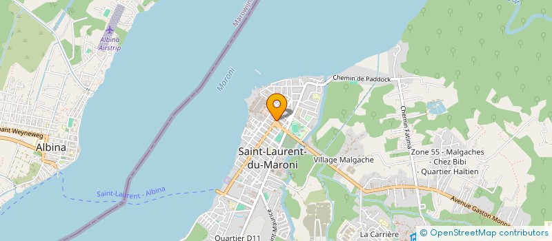 localisation de l'entreprise SCI DKC à SAINT-LAURENT-DU-MARONI