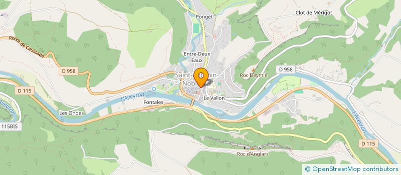 localisation de l'entreprise SCI DKC  SAINT-ANTONIN-NOBLE-VAL