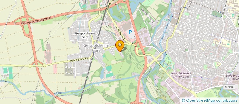 localisation de l'entreprise SCI DKGIM I  GEISPOLSHEIM