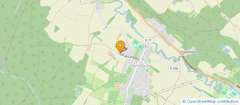 localisation de l'entreprise SCI DKHM  HIRTZBACH