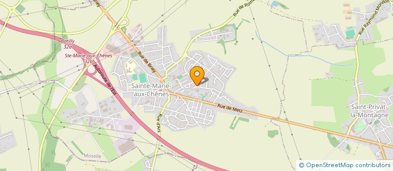 localisation de l'entreprise SCI DKM  SAINTE-MARIE-AUX-CHENES