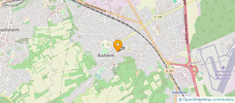 localisation de l'entreprise SCI DKM  RIXHEIM