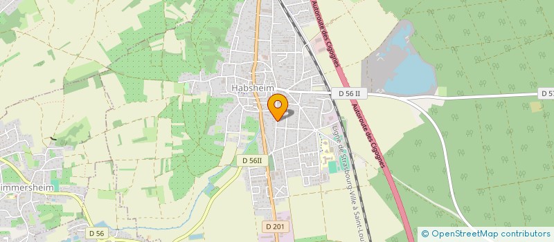 localisation de l'entreprise SCI DKOLAGE  HABSHEIM