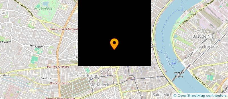 localisation de l'entreprise SCI DKR  BORDEAUX