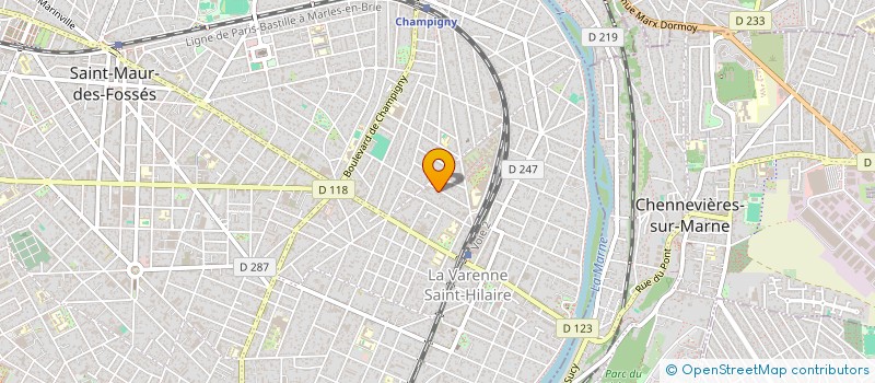 localisation de l'entreprise SCI DKS à SAINT-MAUR-DES-FOSSES