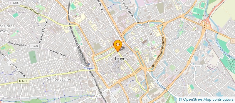 localisation de l'entreprise SCI DKT à TROYES