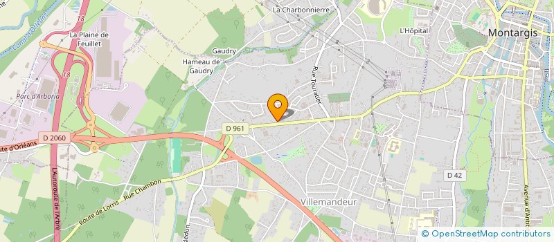localisation de l'entreprise SCI DKZ IMMOBILIER à VILLEMANDEUR