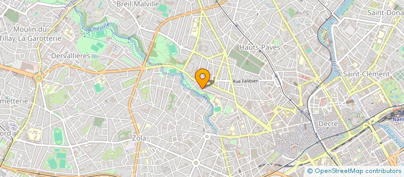 localisation de l'entreprise SCI DL à NANTES