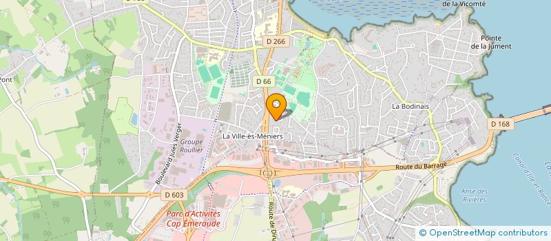 localisation de l'entreprise SCI DL 35  DINARD