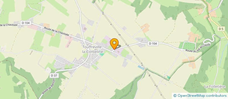 localisation de l'entreprise SCI DL  TOUFFREVILLE-LA-CORBELINE