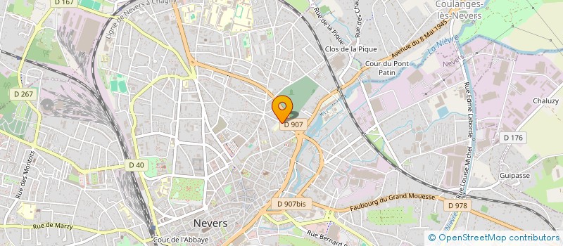 localisation de l'entreprise SCI DL à NEVERS