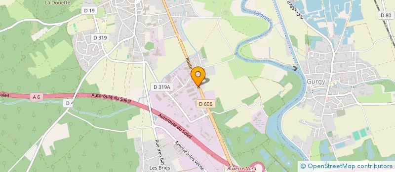 localisation de l'entreprise SCI DL  APPOIGNY