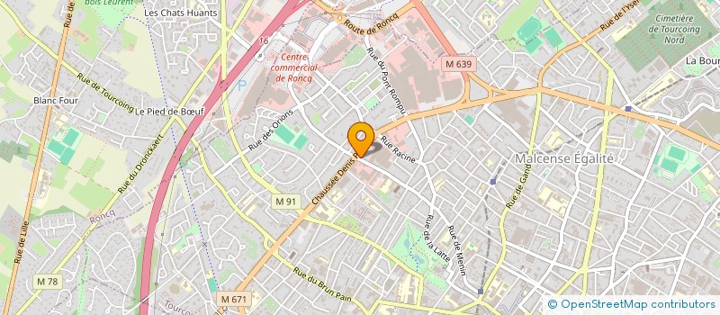 localisation de l'entreprise SCI DL IMMO  TOURCOING