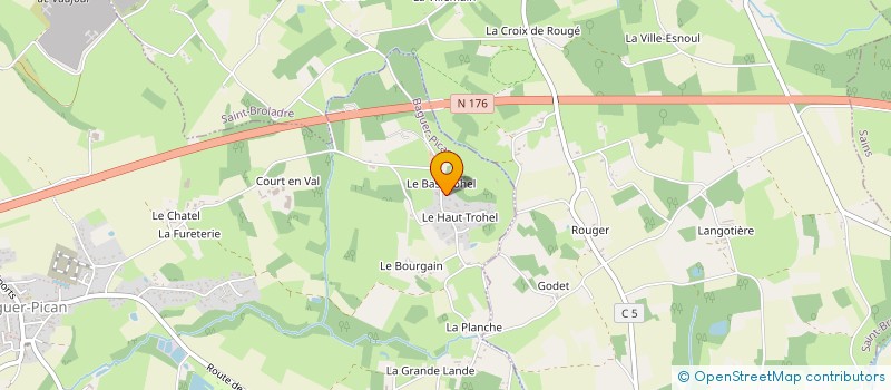 localisation de l'entreprise SCI DL IMMOBILIER  BAGUER-PICAN