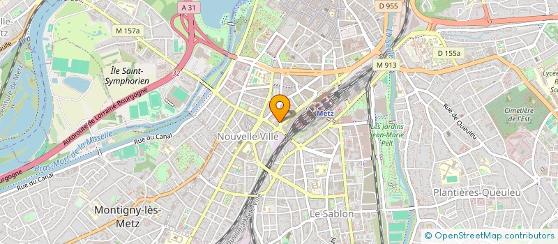 localisation de l'entreprise SCI DL XI  METZ