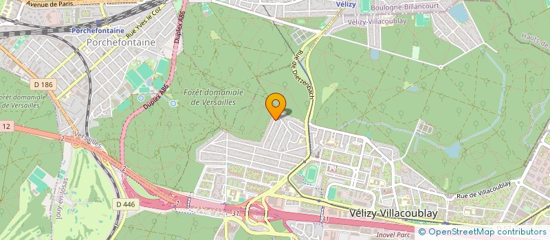 localisation de l'entreprise SCI DLA MARQUES  VELIZY-VILLACOUBLAY