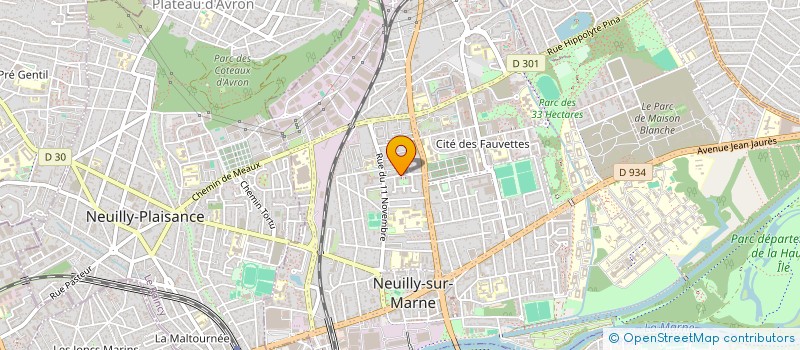 localisation de l'entreprise SCI DLB à NEUILLY-SUR-MARNE