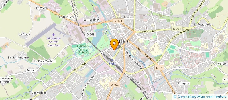 localisation de l'entreprise SCI DLB à FLERS