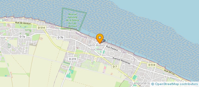 localisation de l'entreprise SCI DLB  SAINT-AUBIN-SUR-MER