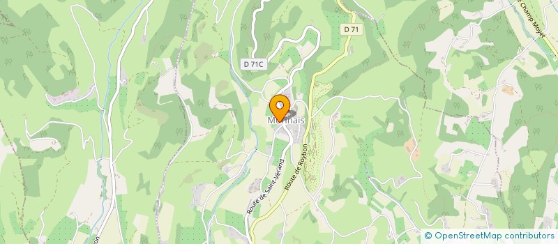 localisation de l'entreprise SCI DLBG  SAINT-MARCELLIN