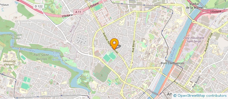 localisation de l'entreprise SCI DLC à ANGERS