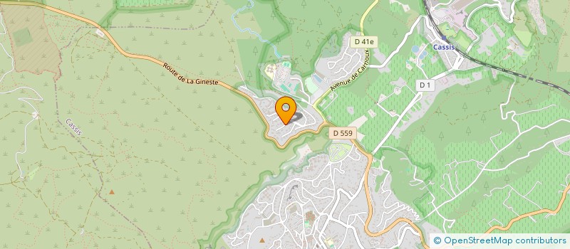 localisation de l'entreprise SCI DLC à CASSIS