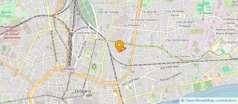 localisation de l'entreprise SCI DLC  ORLEANS