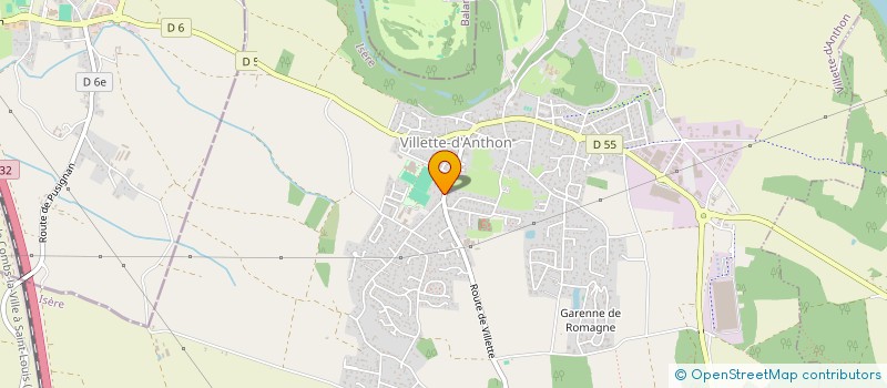 localisation de l'entreprise SCI DLCB  VILLETTE-D'ANTHON