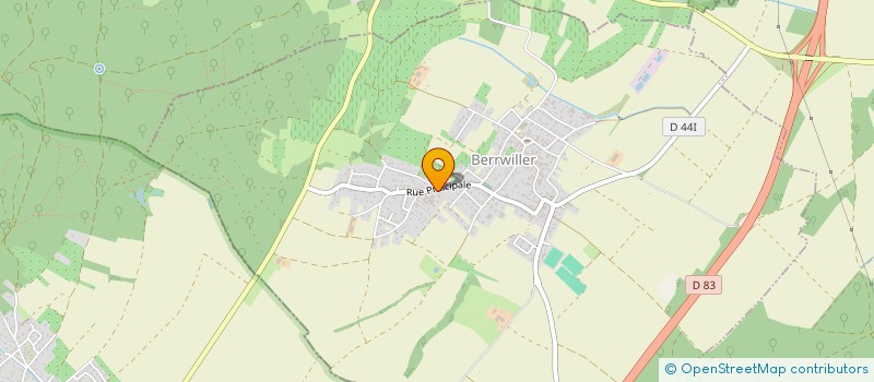 localisation de l'entreprise SCI DLCL  BERRWILLER